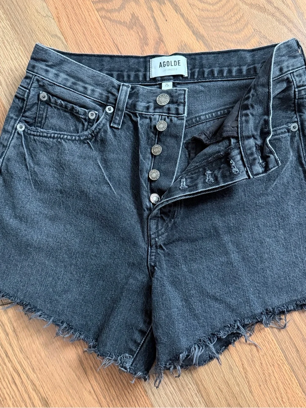 AGOLDE Parker Denim Shorts